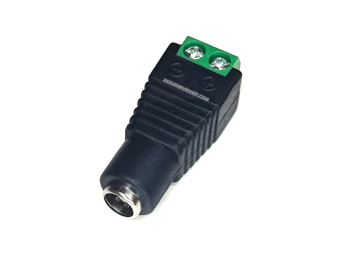 5.5x2.1mm with screw terminals