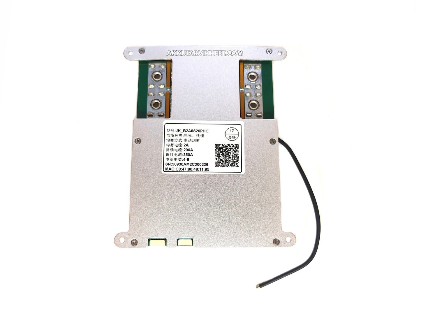 JK Smart BMS 3s-8s 200A lämmitysohjauksella