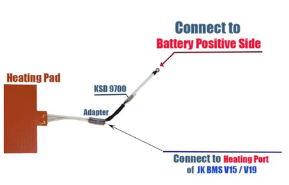 JK BMS LiFePO4 Heating Element